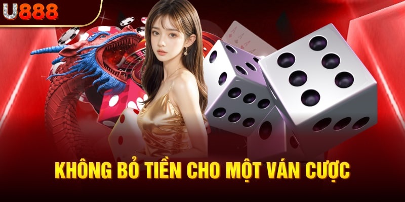 Người chơi không nền dồn tiền quá nhiều cho 1 ván cược